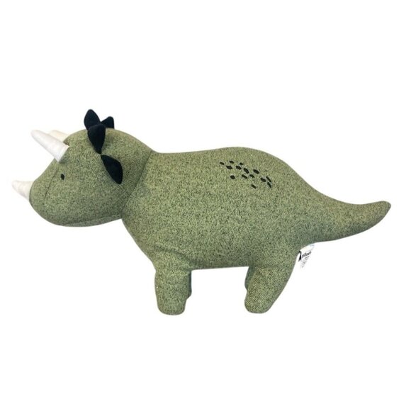 Pillowfort Green DINOSAUR 18" Knit Pillow Plush Target Stuffed Target 2020 - Picture 1 of 8